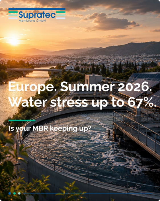 Europe's 2026 summer is stress-testing water infrastructure in real time. Water stress levels this season: