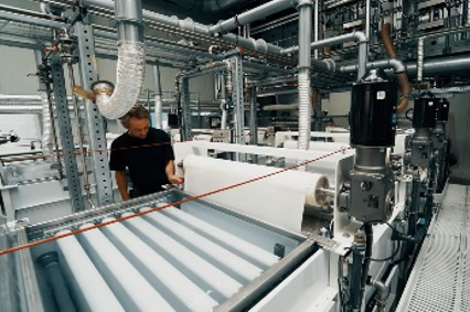 Fully automatic membrane production line