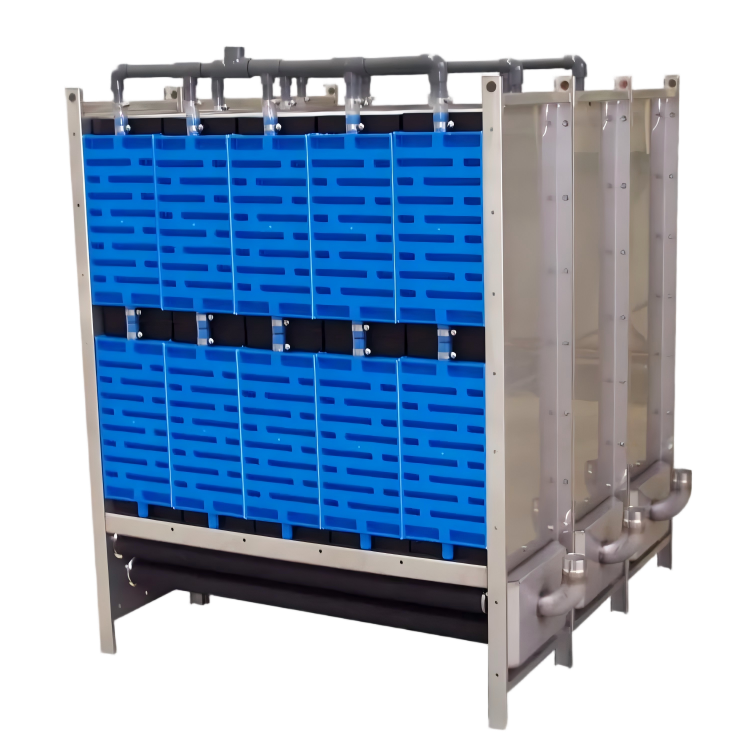 Submerged flat sheet membrane cassette